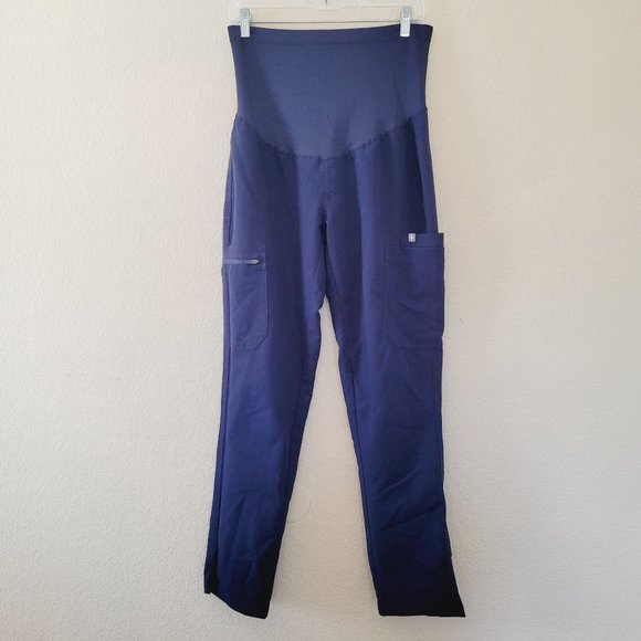 Figs Pants & Jumpsuits Figs Yola Maternity Over The Belly Band Blue